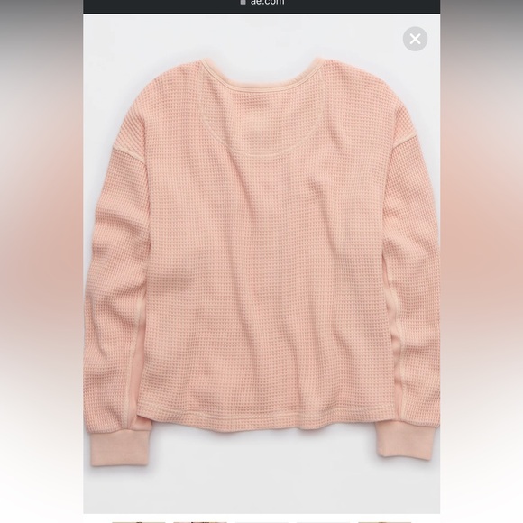 Aerie waffle Henley shirt - Picture 4 of 6